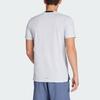 Adidas Designed for Training Workout Tee Halo Blue Men Streetwear IS3829