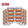 24 Packs Of 5 Blades For Gillette Fusion Proglide Power Replacement Razor Kit_Special Gift