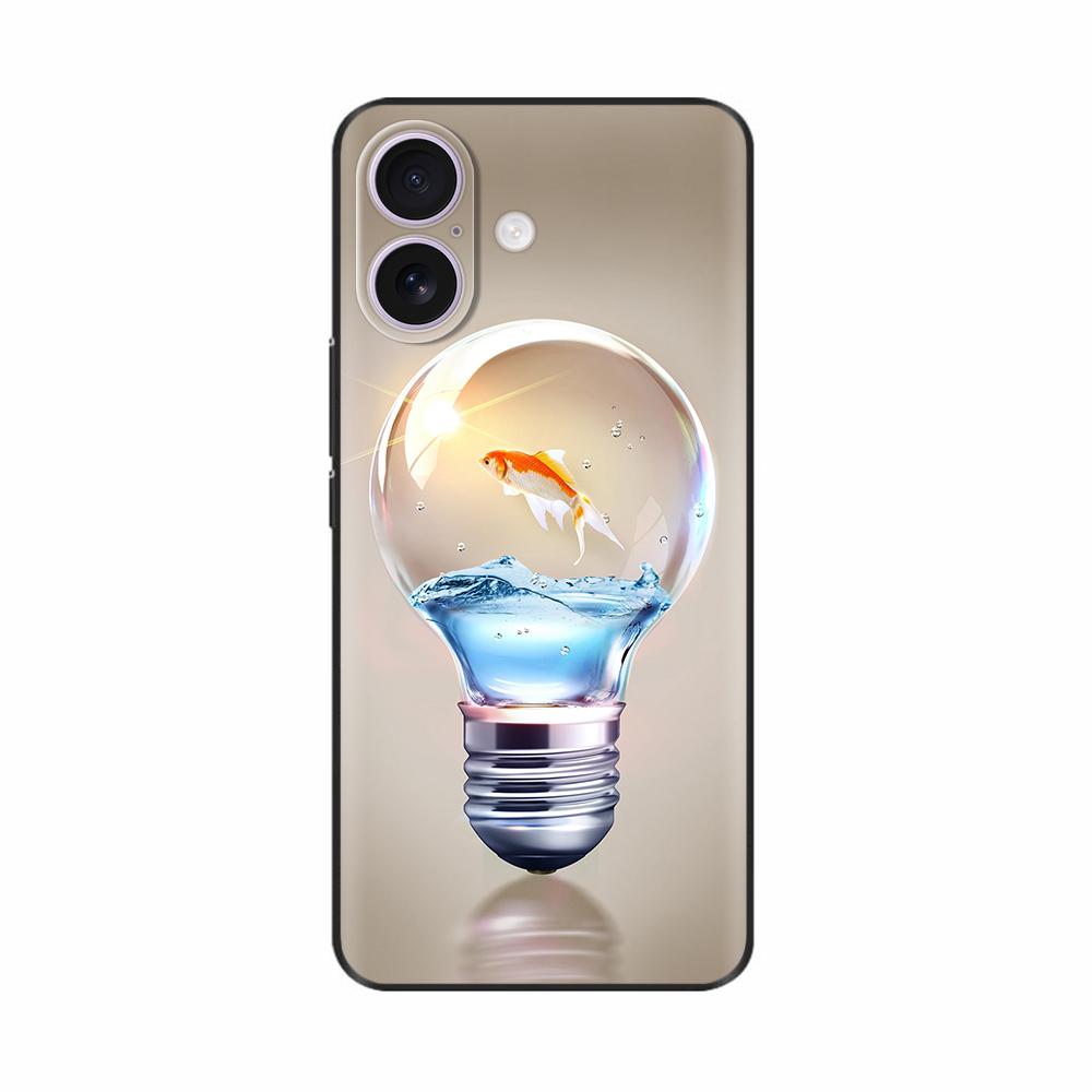 For Apple iPhone 17 Case iPhone17 Pro Max Painted Cover Soft TPU Shockproof Phone Shell For iPhone 17 Air iPhone17 Pro Max Bags