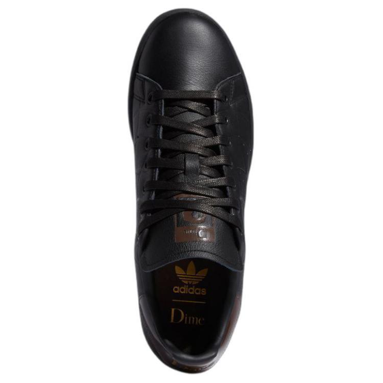 Adidas Dime x Stan Smith Black Brown Unisex Sneakers Core-Black Dark-Brown IG2045