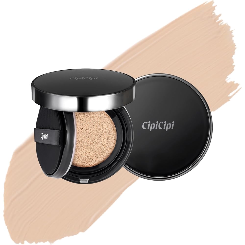 CipiCipi Fit Skin Cushion R Mini 01 SPF50+/PA+++ Long-lasting Coverage Cushion Foundation 15g