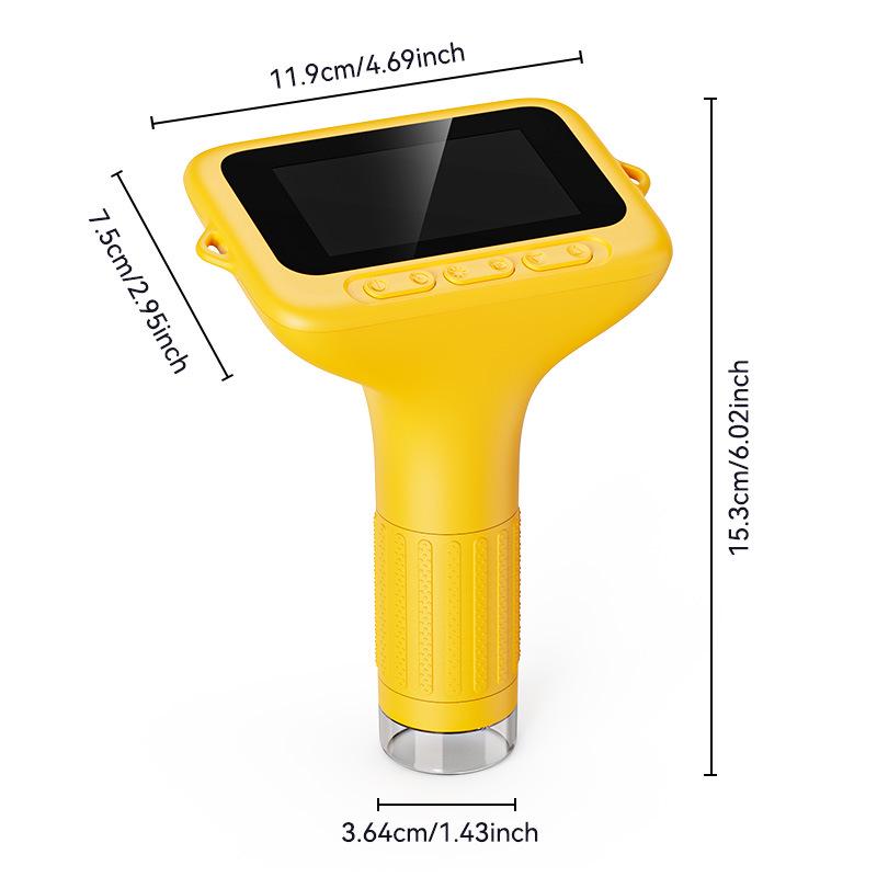 Children's Handheld Microscope for Outdoor Exploration - Portable Science Education Toy & Electronic Magnifier