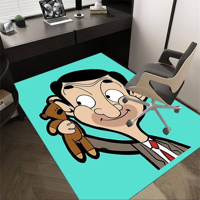 

1PC Mr. Bean teddy bear Extra Large Non-Slip Floor carpet, Office, family, bedroom, Studio - Large Area Rug Indoor Rugs, Vibrant Colors-A271 60cm by 90cm
