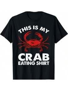 Unisex T-shirt Cool Crab For Men Women Crab Eating Crab Boil Lover Crabs T-Shirt
