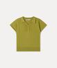MIXXO Open Collar Button Detail Short Sleeve Knit_Miwkag624T