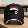 Iraq Flag Iraqi Soccer Baseball Cap Men Women Hat Adjustable Custom Logo Outdoor Sports Baseball Caps Birthday Present