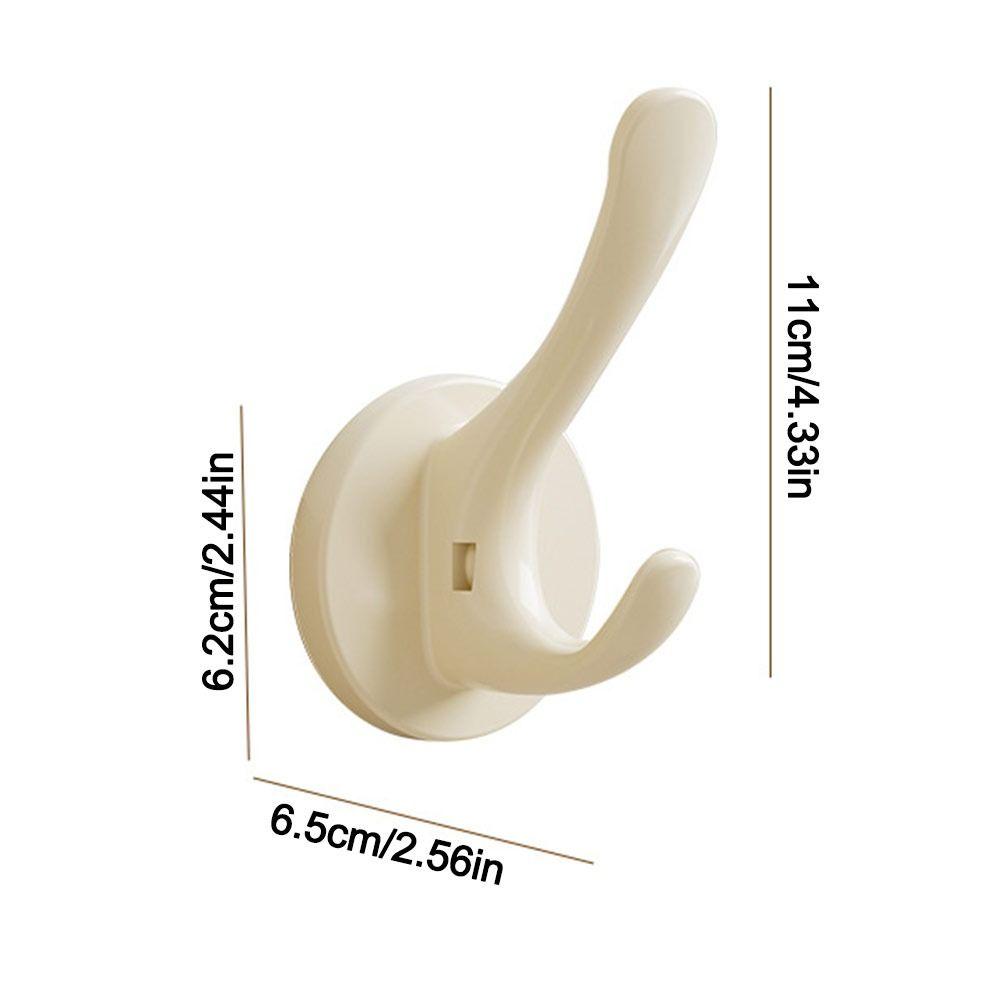 Creative Plastic Wall Hook Suction Cup Reusable Storage Hook Hat Clothes Hooks Home Accessories