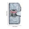 Casual Long Wallet Surfing Style Purse Large Capacity Portable Fashion Card Holder Daily Use Gift 
