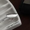 Minimalist Large Oval Ring for Women – Elegant, Cold Style, High-End, Versatile Open Index Finger Fashion Accessory.