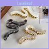 High Quality Acrylic Hair Claw Clip For Women Stylish Large Metallic Shark Claw