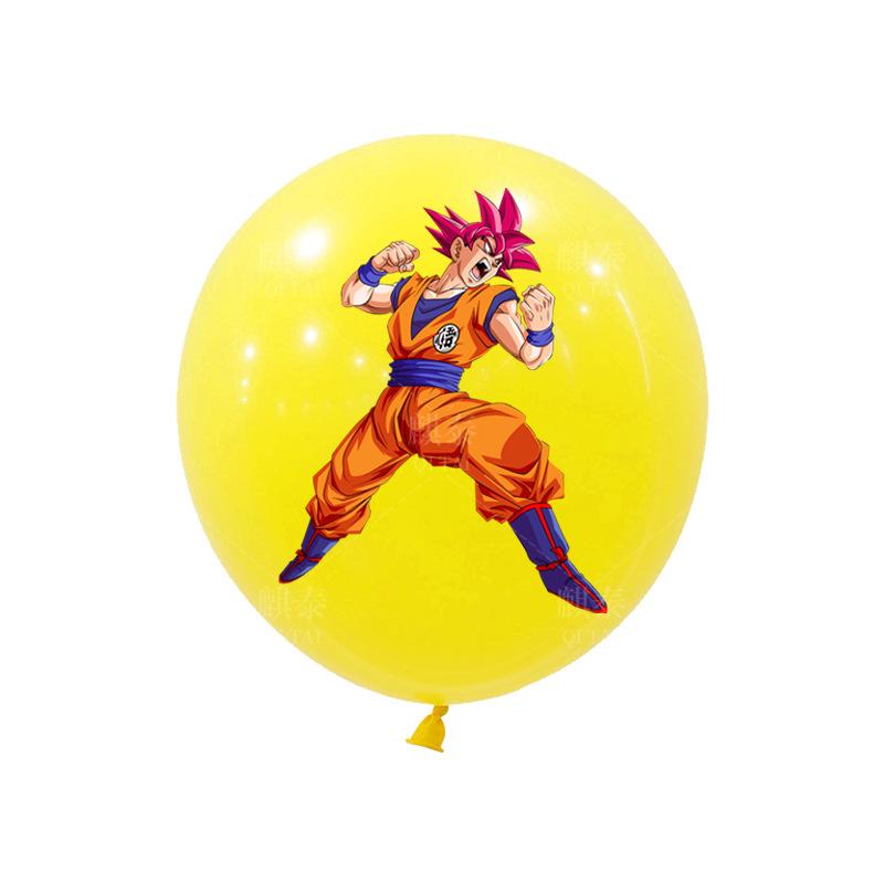 3/6/18pcs 12inch Dragon Ball Cartoon,latex Balloons Set,Halloween,Christmas,winter,birthday,baby Showers,party Decorations