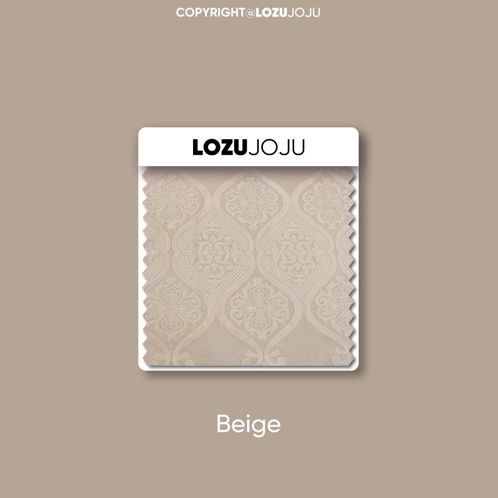 

1 шт. LOZUJOJU 40-70% затемняющие современные роскошные европейские ажурные жаккардовые шторы доступны в нескольких цветах для гостиной спальни домашнего декора W150cm x L260cm бежевый