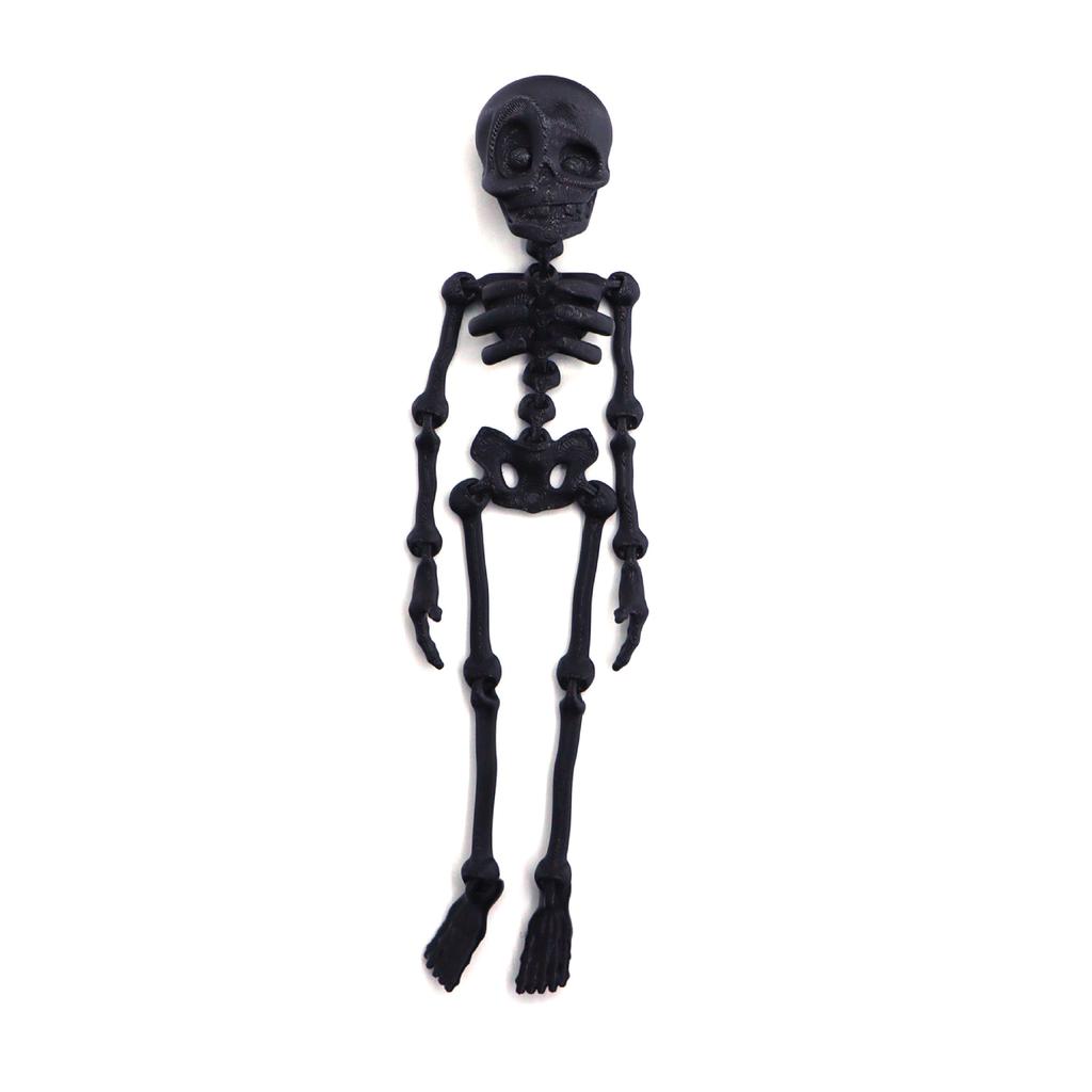 3D Printed Movable Joint Skeleton Figurines Flexible High Human Bone Miniature Creative Fun Decoration Halloween Gifts