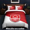 Nottingham Forest Design Bed Bedding Set 1 Duvet Cover + 2 Pillowcases Soft Breathable Household Bed Linens