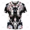 3D printed T-shirt for men and women, short-sleeve T-shirt, hip-hop casual street plus-size T-shirt, 2024 new arrival