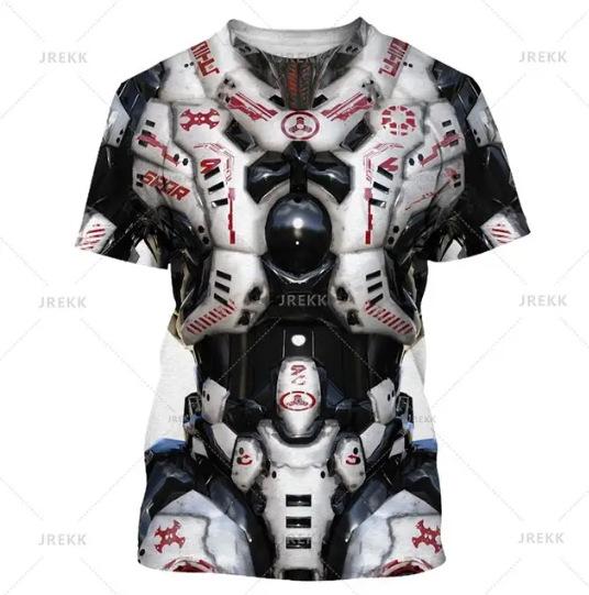 3D printed T-shirt for men and women, short-sleeve T-shirt, hip-hop casual street plus-size T-shirt, 2024 new arrival