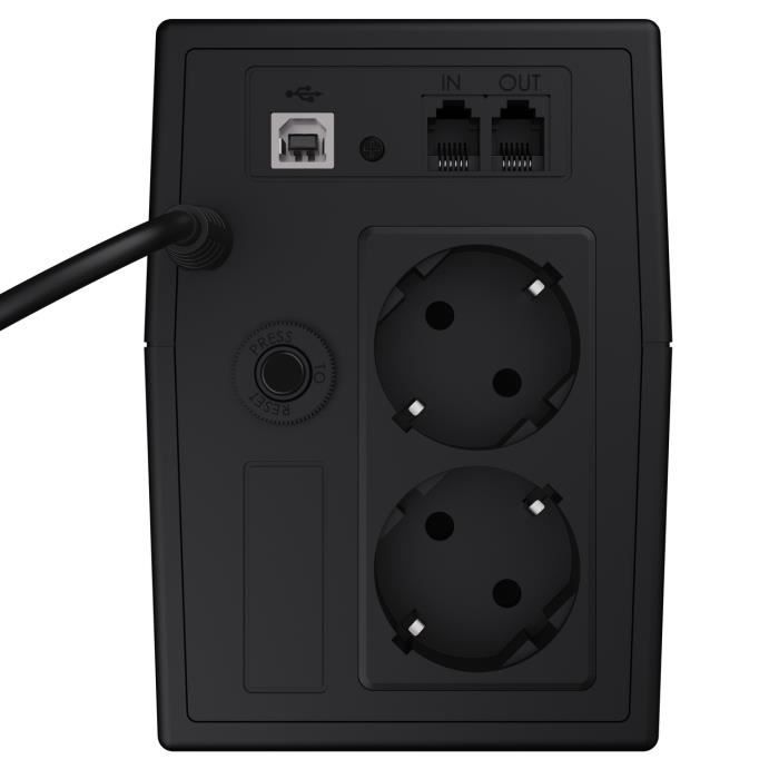 Onduleur Green Cell - UPS USV 600VA - Alimentation Non Interruptible Line-Interactive AVR Power Supply USB/RJ11