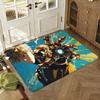 Anime One-Punch Man High End Quality Absorbent Non-Slip Floor Mat Flannel Rug Bedroom Living Room Door Mat Home Decor