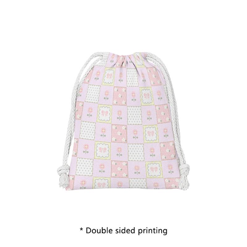 Portable Cross-Border Drawstring Organizer Bag for Jewelry, Cosmetics, and More Small: 14x16cm