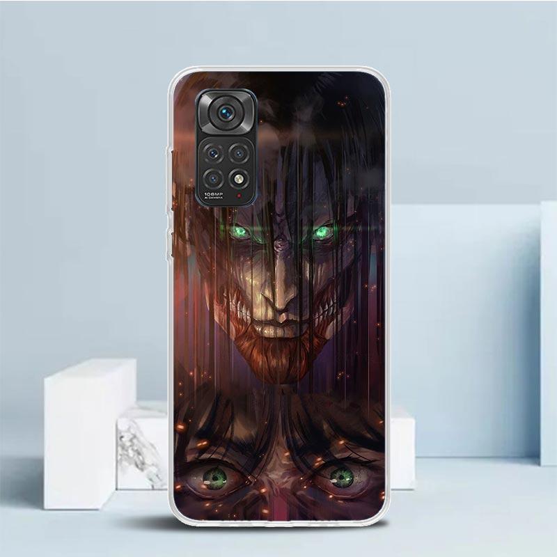 

Attack Titan Rumbling Phone Case For Xiaomi Redmi Note 15 14 14S 13 12S 12 Pro Plus 11S 11 11T 11E 10S 10 + Soft TPU Back Cover Redmi Note 10 Pro 4G