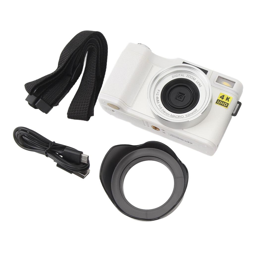 Smart Digital Camera Anti Shake 3inch Screen Auto Face Beautifying Function 52mm Interface 16x Zoom 48MP 4K HD Digital Camera