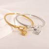 Bracelet Women's Bracelet Stainless Steel Heart Bracelet Fashion Personalized Horseshoe Hook Bracelet