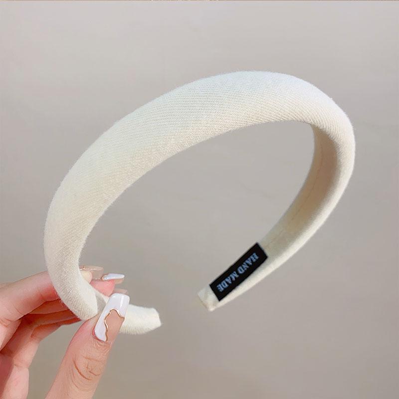 Neue bunte Schwamm Leinen Haarbänder für Frauen Mädchen Mode Haaraccessoires Stirnband Haarreifen Kopfschmuck Haarschmuck