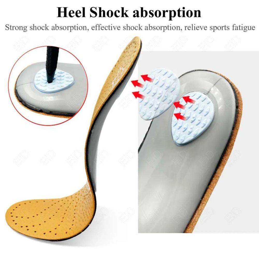 PU Leather Shoes Insole Foot Pad Health Foot Care Supplies Soft Sports Shoe Pad  Women