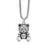 Bear Titanium Steel Necklace - Haha Rabbit Pendant - Versatile and Unique Women's Hoodie Sweater Chain Accessories
