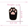 4 Colors Cartoon Cat Paw Brooches Cute Animal Kitten Claw Enamel Pins for Kids Friends Backpack Lapel Badge Fashion Jewelry Gift