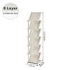 Plastic Shoe Rack Multi-Layer Stackable Shoe Organizer DIY Thickened Space Saving Shoe Shelf Home Storage Shoe Cabinet