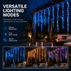 Waterproof Meteor Shower Lights LED Icicle Lights Fairy Lights String Lights  Garden