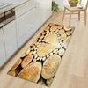 Wood Pattern Anti-Slip Kitchen Mat Absorbent Floor Rug for Bedroom Living Room Hallway Balcony Entrance Doormat