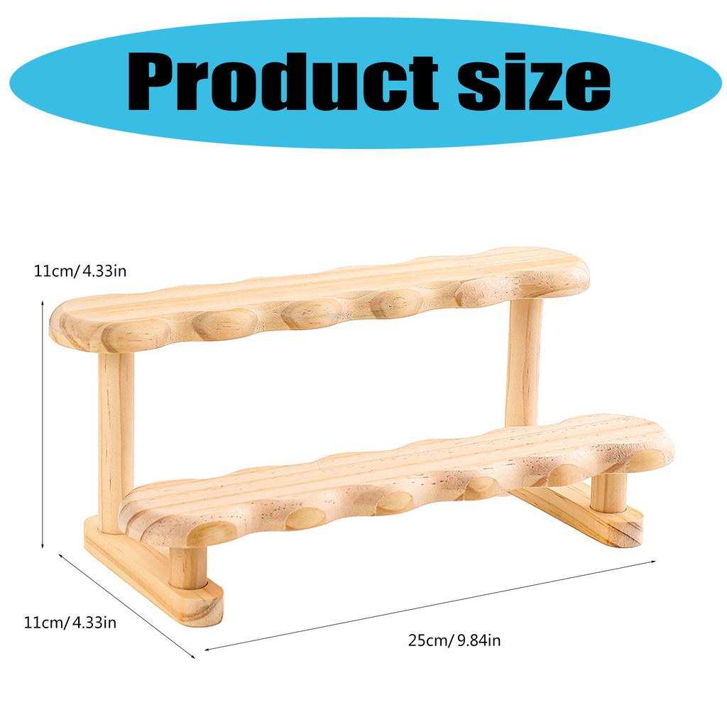 Multi Tier Wooden Display Shelf Jewelry Display Stand For Perfume Bottles Collectible Figures Jewelry Organizer Storage