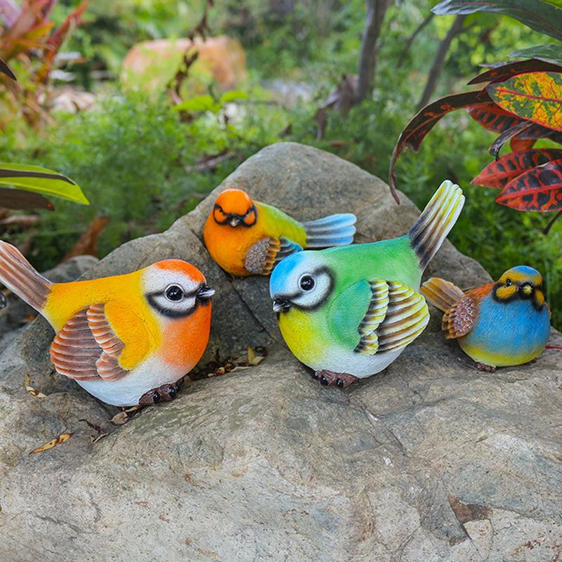 Cartoon-Simulation Vogeldekoration Außenbereich Garten Hof Landschaftsverzierung