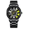 Official automatic movement watch men's vacuum plating wheel style non-mechanical watch new one