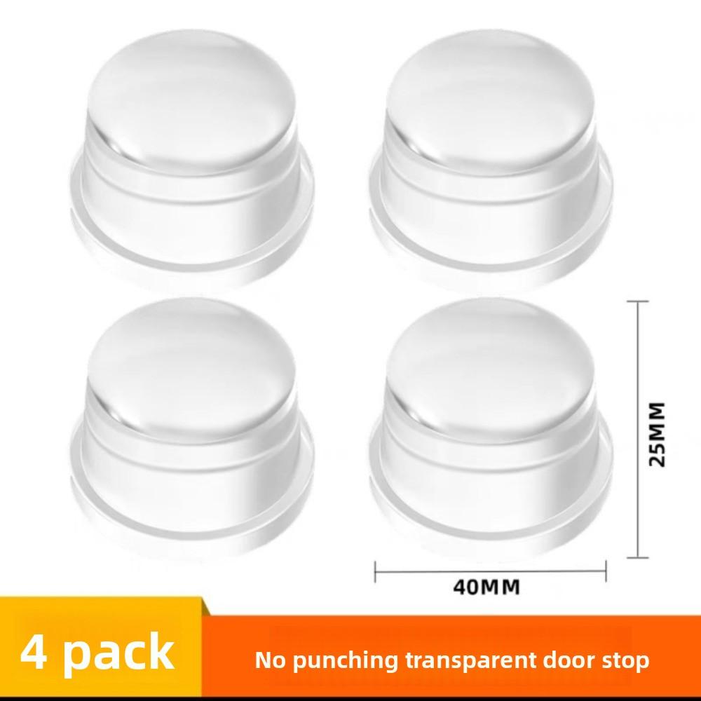 Transparenter Silikon-Türstopper Ohne Bohren Anti-Stoß-Pad für Büro Zuhause Sicherheitsschutz Dodgers Türstopper Heimwerker