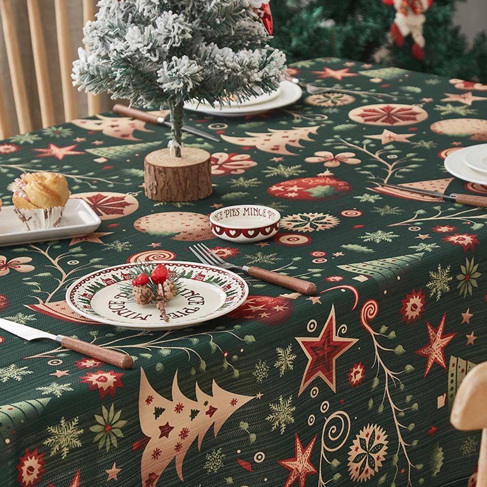 140*100cm Świąteczny Obrus Wodoodporny Świąteczny Obrus Świąteczny Obrus Stolik Kawowy