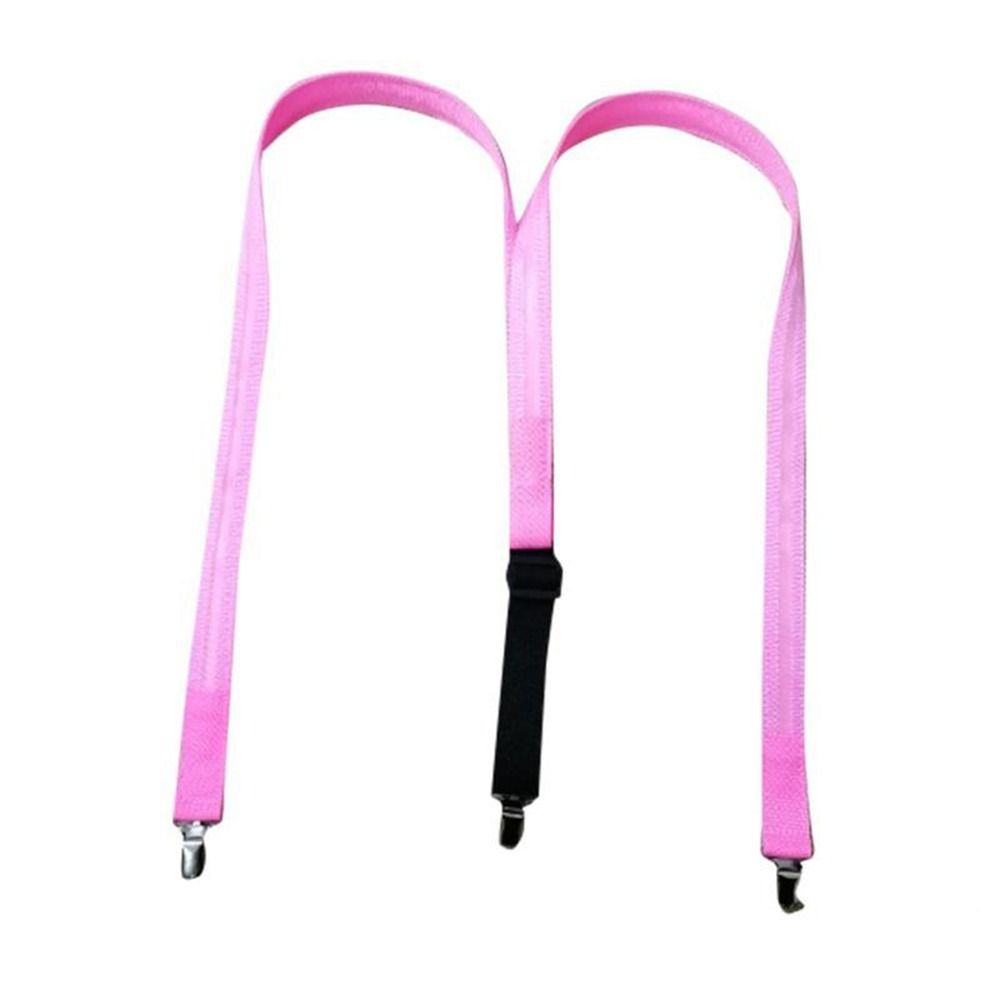 Music Festival Costume Tie Suspenders Set Hanging Pants Clip LED Suspenders Clips Luminous Bow Tie