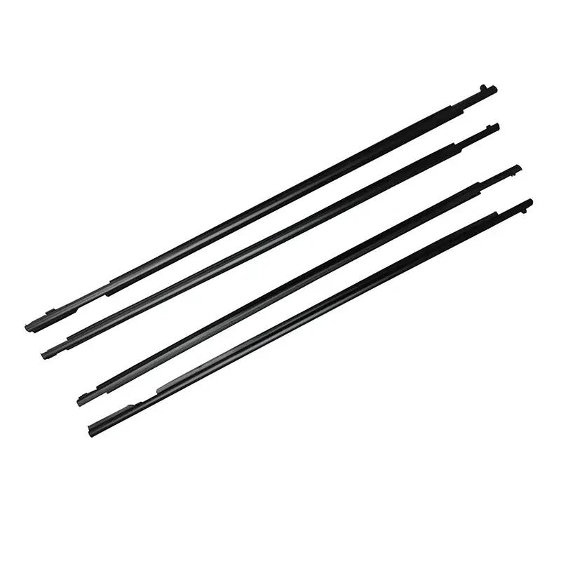 Set de 4 bucăți Pentru Toyota 2010-2016 Benzi de etanșare pentru geamuri Negre Bandă de etanșare din cauciuc pentru geam Accesorii auto Benzi decorative