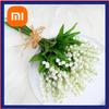 Xiaomi 1/peça Para Decoração de Casa Escritório Festa de Casamento Flore Branco Lírio do Vale Artificial Flor Presente Flor Falsa de Seda Buquê de Lírios