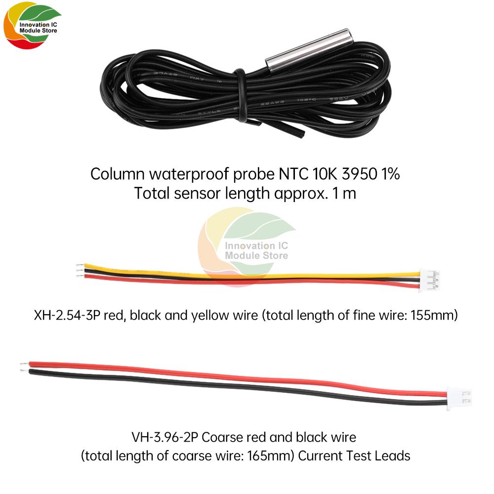 0.96 Inch Color Screen Low Voltage Power Supply Version DC 4-30V 10A  9 in 1 Voltage Current Power Meter Multifunction Meter