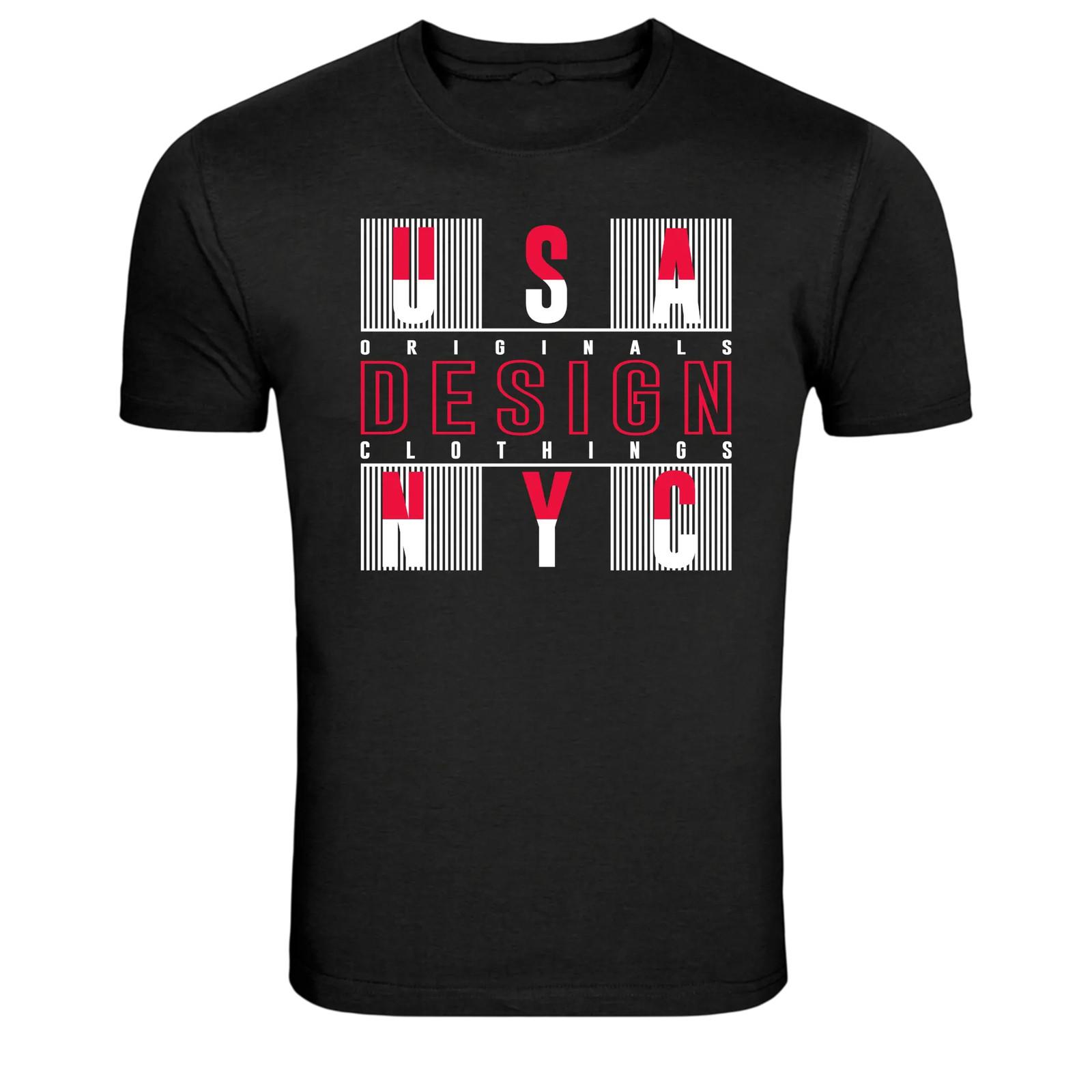 USA Originals Design NYC Graphic T-Shirt Urban Streetwear Style Tee M