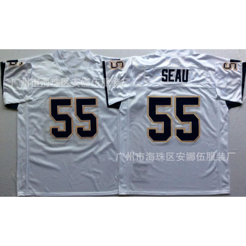 2026 Vintage Rugby Embroidered Jersey San Diego Chargers 21 55 Team Sports Basketball