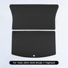 Leather Trunk Mats For Tesla Model Y Model 3 Highland Rear Trunk Protector Pad All Weather Split Dog Liner Pet Mat Anti-kick Pad