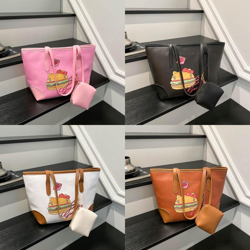 Cartoon Bear Bag With Pu Material And Street Style For Daily Use