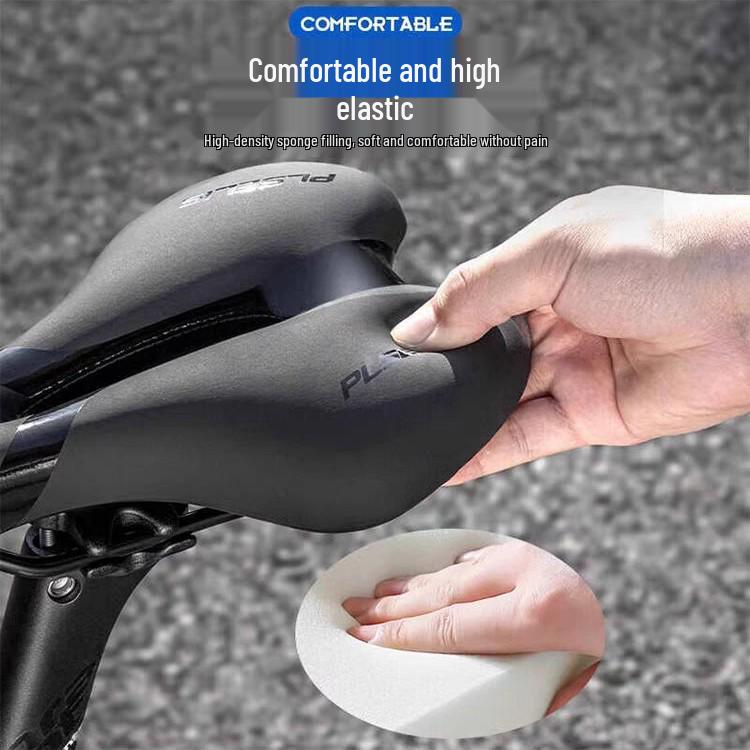 PLSELIS Breathable Non-slip Shock-Absorbing Wide Silicone Bike Saddle