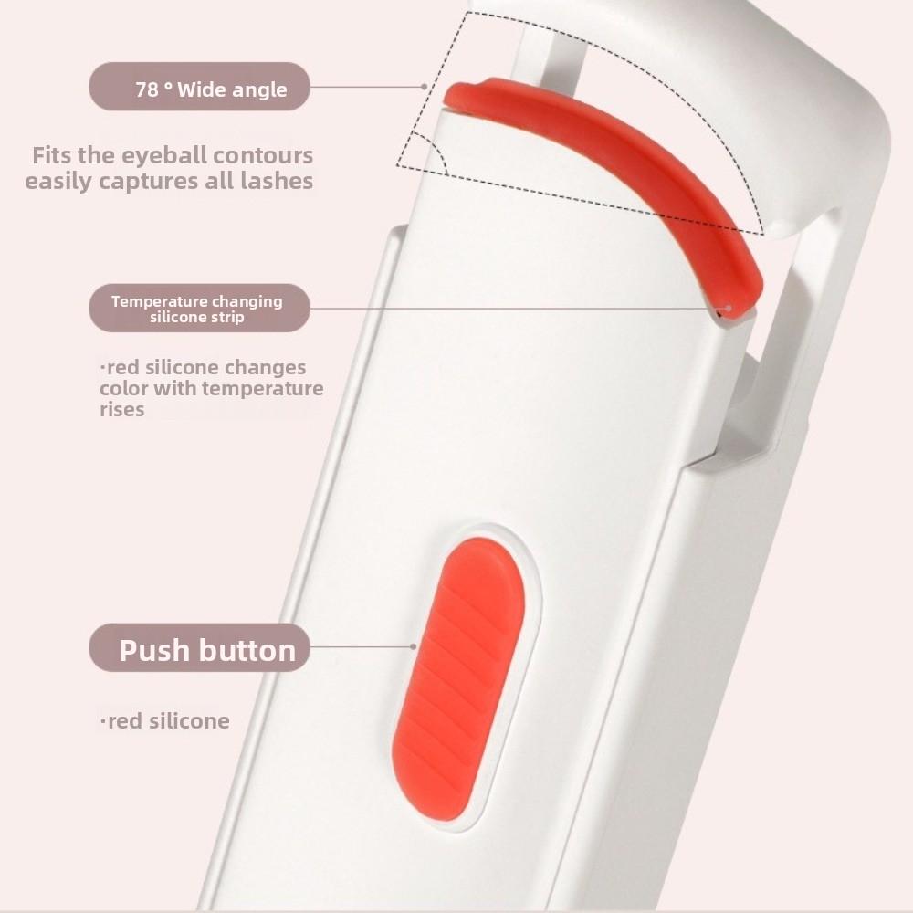 Fast Heating Heated Eyelash Curler Makeup Tools Lash Curling Applicator  Makeup