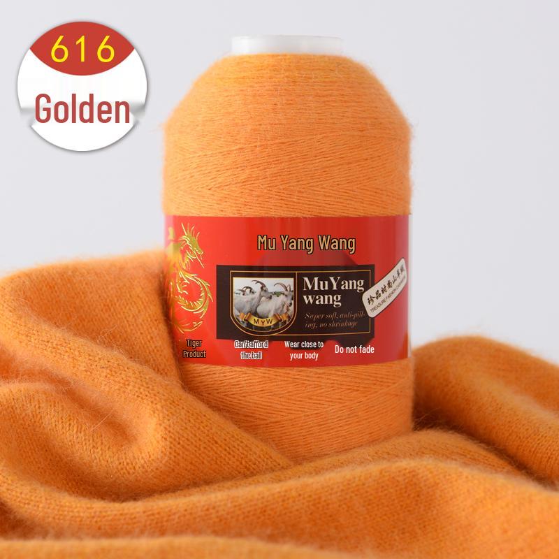 Pure Cashmere Machine-Knitted Medium-Fine Yarn for Hand-Knitting Scarves and Baby Items