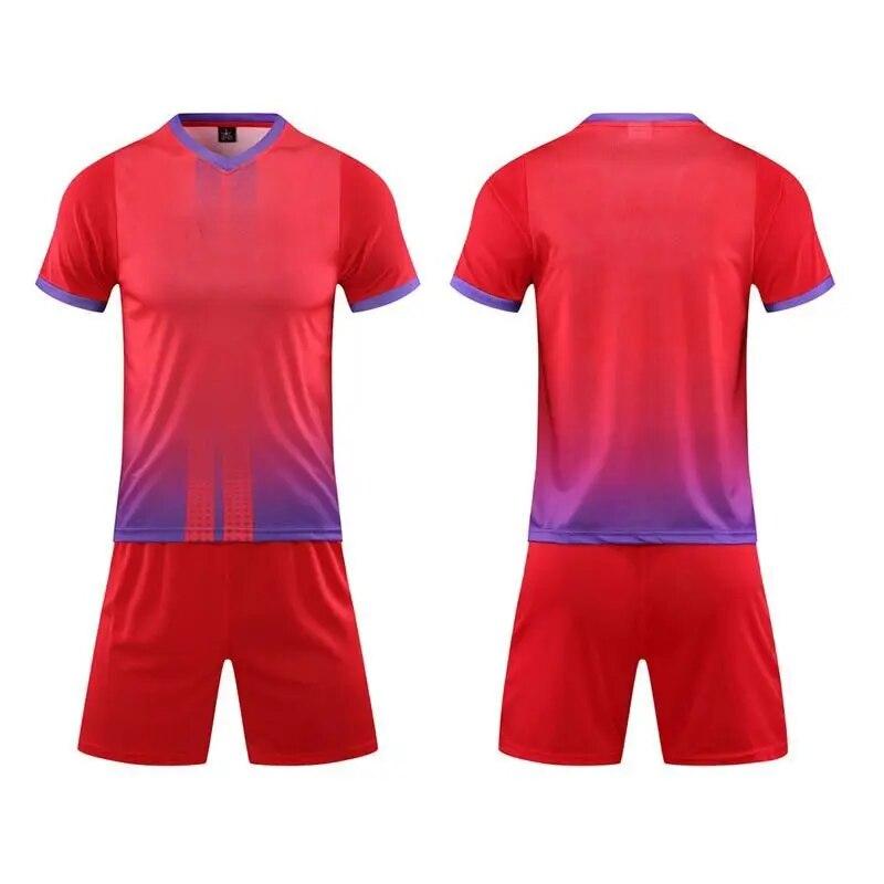 Adult Kid Soccer Jerseys Men Customize Football Uniforms Shirts Women Futsal Sportswear Kit Training Tracksuit Child Sports Suit